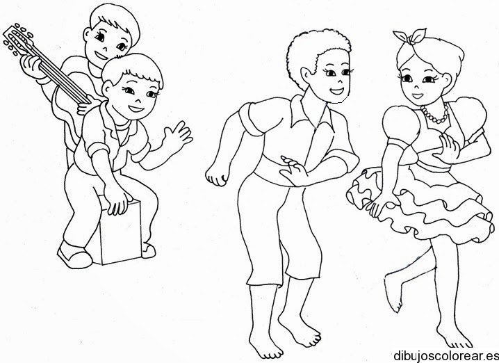 Como dibujar un niño bailando - Imagui