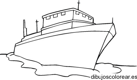Dibujo de un barco de recreo