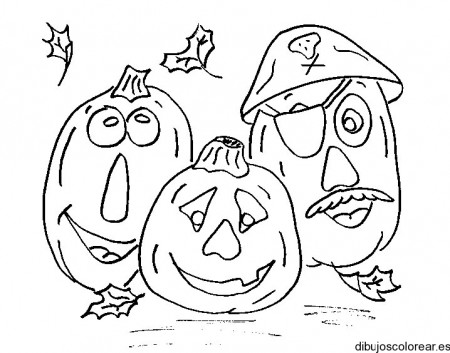 dibujo-colorear-pumpkin-friends