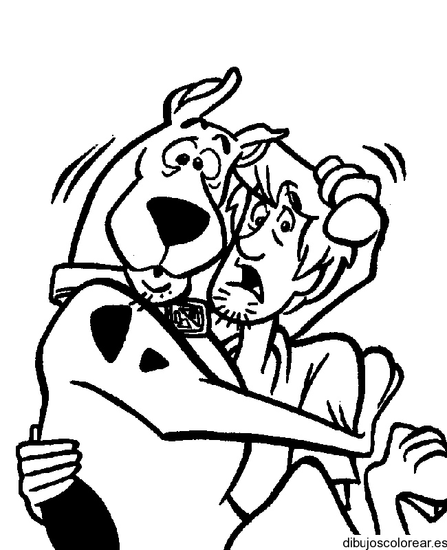 valentine scooby doo coloring pages - photo #22