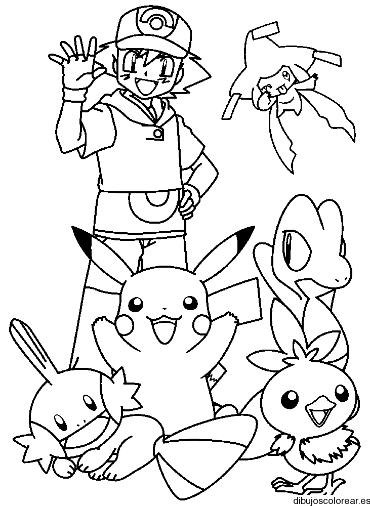 Dibujo De Personajes De Pokemon