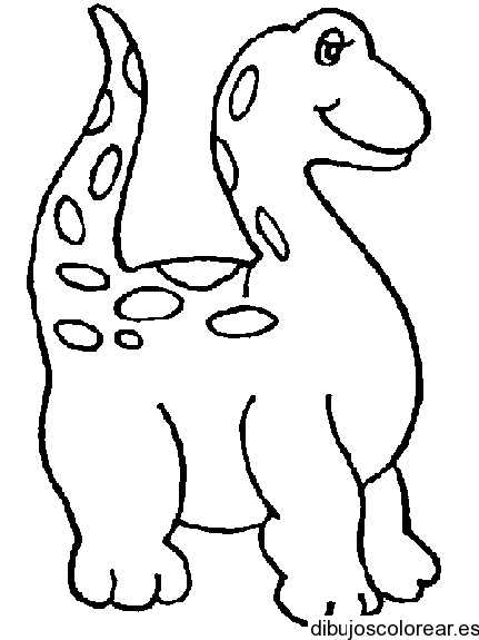 Dibujo de un Dinosaurio enamorado