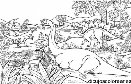 dinosaurio colorear 9