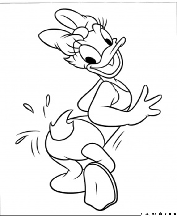daisy and donald duck coloring pages - photo #30
