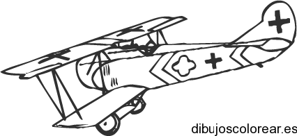 Dibujo de una avioneta