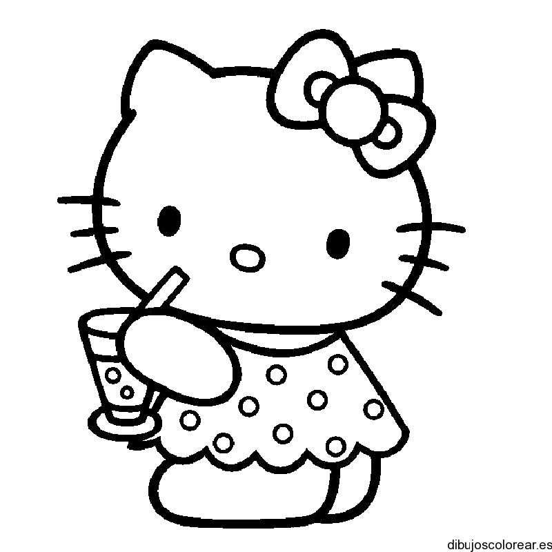 Dibujos De Hello Kitty Para Colorear En El Mar Dibujos De Hello