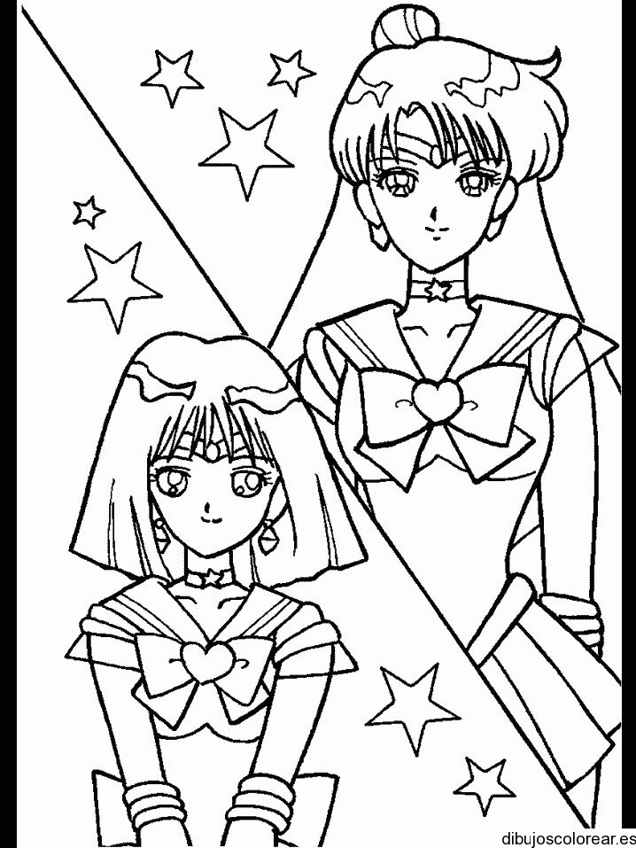 Dibujo de una pareja anime