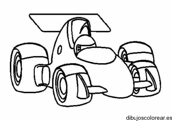 Dibujo de un coche de Fórmula I