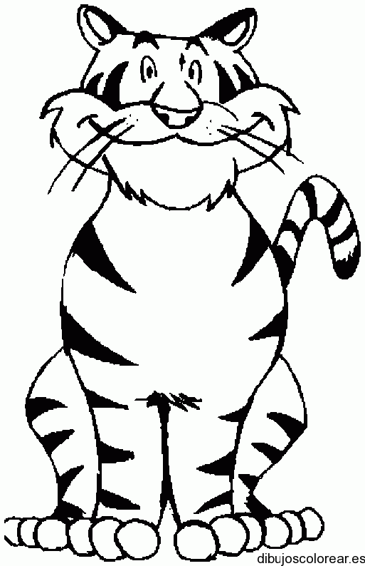 Dibujo De Un Tigre De Bengala