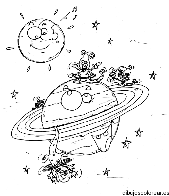 Dibujo de planetas