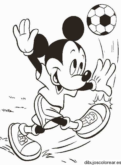  Mickey Mouse futbolista