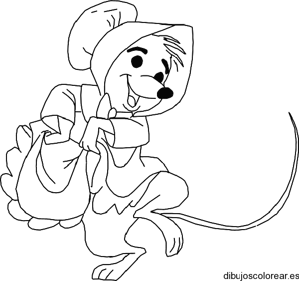 Dibujo de un ratón que baila
