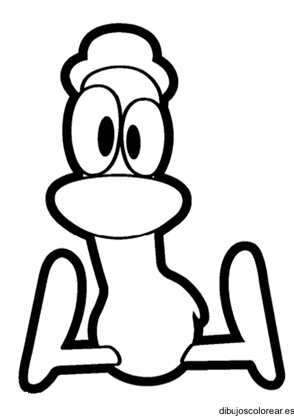 Dibujo del pato de Pocoyó