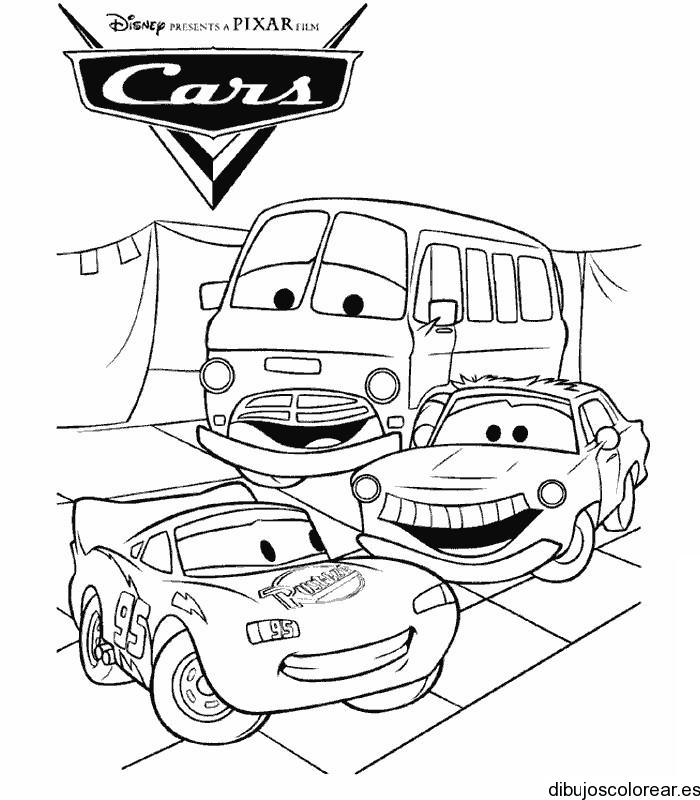 Dibujo de taller de Cars