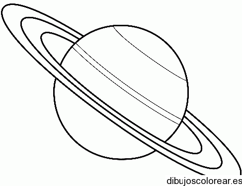 Dibujo de un planeta